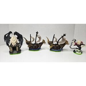 Skylanders Spyro’s Adventure Pirate Seas Lot - Ghost Roaster, Ships, Treasure